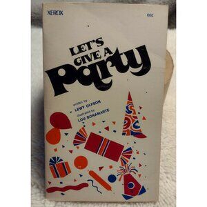 Let's Give A Party But Lewy Olfson Xerox (1973, Paperback) Vintage